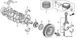 Cuzineti axiali motor 1,8 si 2,0 Honda (POZ.10)