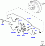 Pompa vid Land Rover motor 2,7 TD