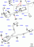 Toba esapament fata (silencer) Land Rover motor 2,7 TD (poz.5230)