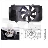 Ventilator+difuzor radiator Toyota Yaris II motor 1,4 D-4D