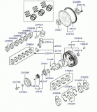 Piston STD motor 2.9 CRDi Hyundai