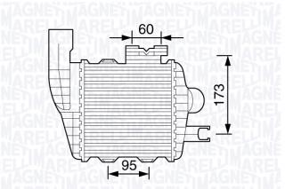 Intercooler motor 2.0 CRDI Hyundai