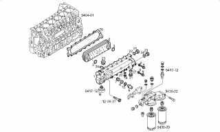 Radiator racire ulei motor Iveco 10300 cmc (poz.2)