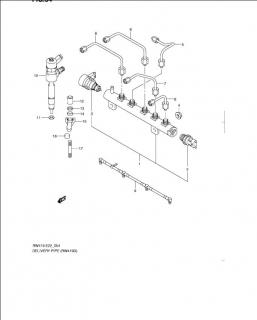 Regulator presiune rampa injectie motor 1,9 DDiS  Suzuki (poz.3)