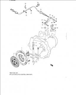 Kit ambreiaj (disc+placa+rulment) Suzuki Ignis II motor 1,5