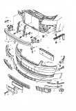 Bandou cromat lateral fata Audi A8 (poz.10)