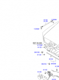 Mecanism inchidere capota (broasca) Hyundai Terracan