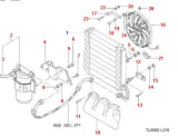 Ventilator racire radiator clima Nissan Cabstar E (poz.16)