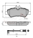 Placute frana punte spate Vw Crafter