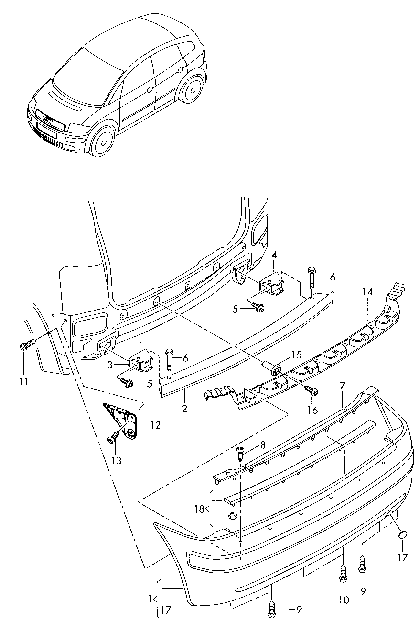 Bara spate Audi A2