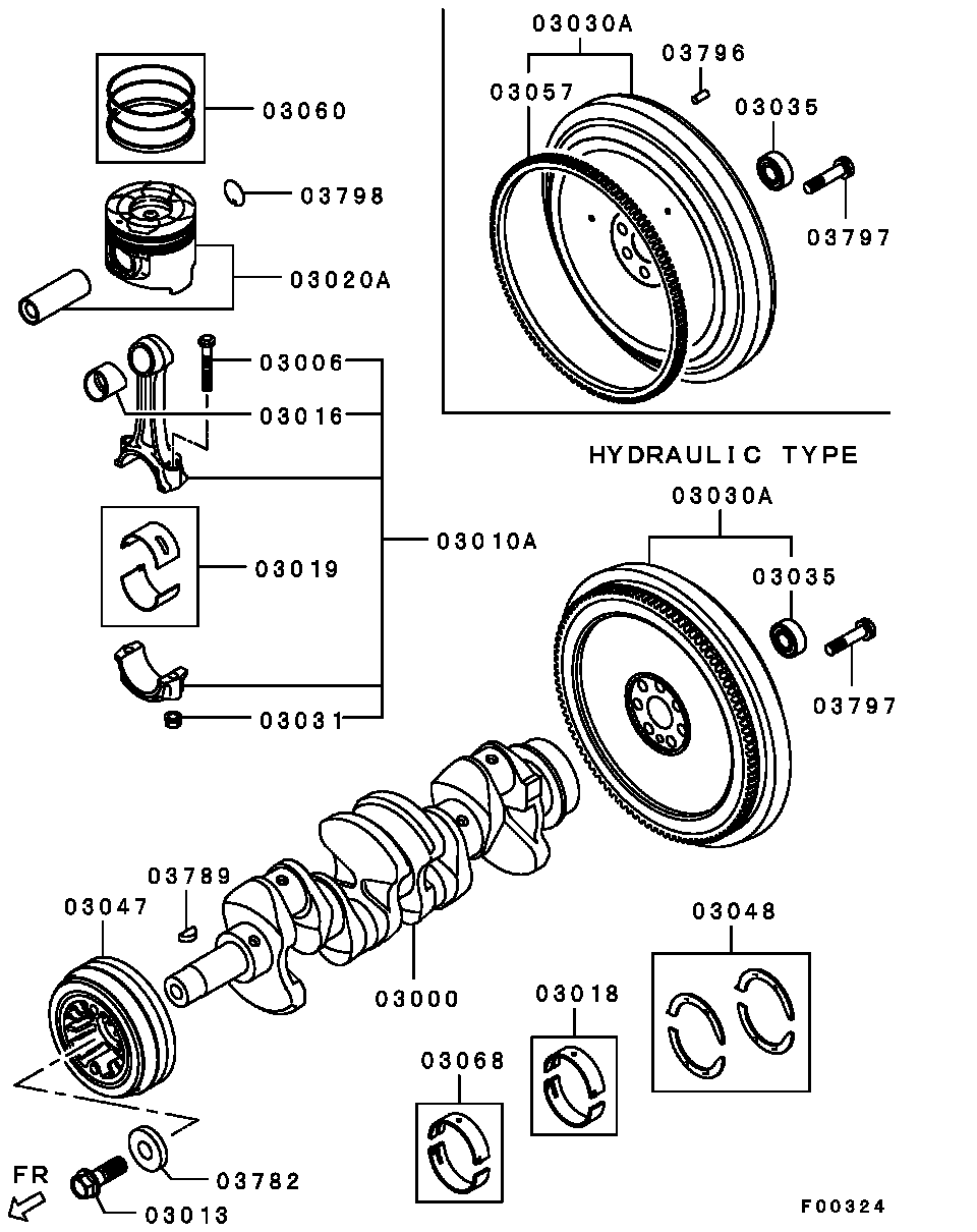 Biela motor 3,2 DI-D (poz.03010A)