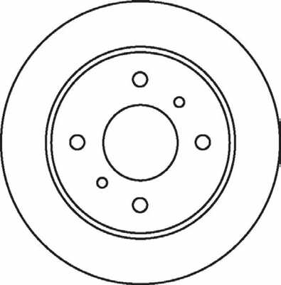 Disc frana spate Nissan Almera II