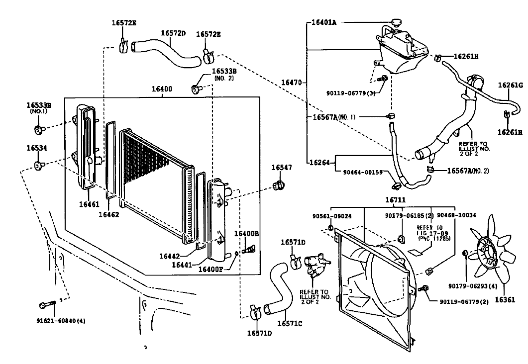 Difuzor radiator racire Toyota Land Cruiser J12