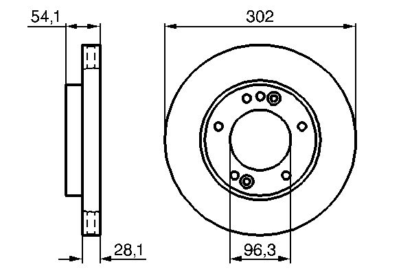 Disc frana punte fata Kia Sorento I