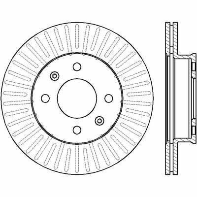Disc frana punte fata Hyundai Getz