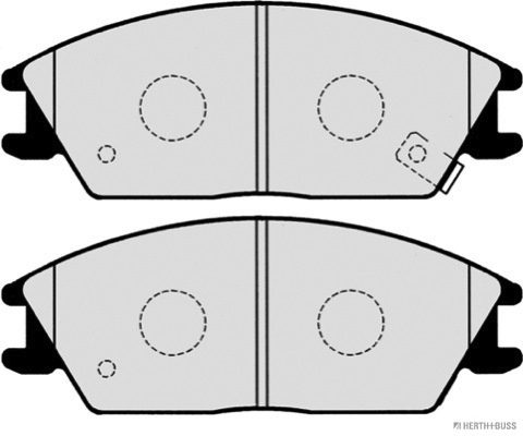 Placute frana fata Hyundai Getz