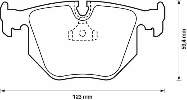 Placute frana punte spate BMW X5 (E53)