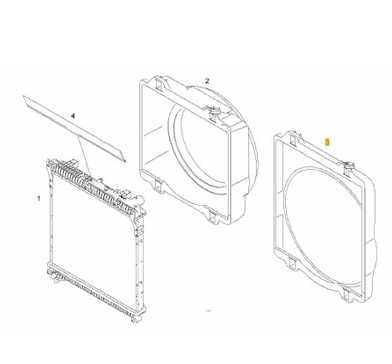 Difuzor radiator Man TGL 12.220