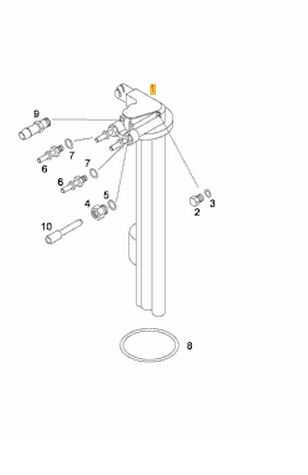 Sonda litrometrica de 345 mm rezervor Man TGL 8