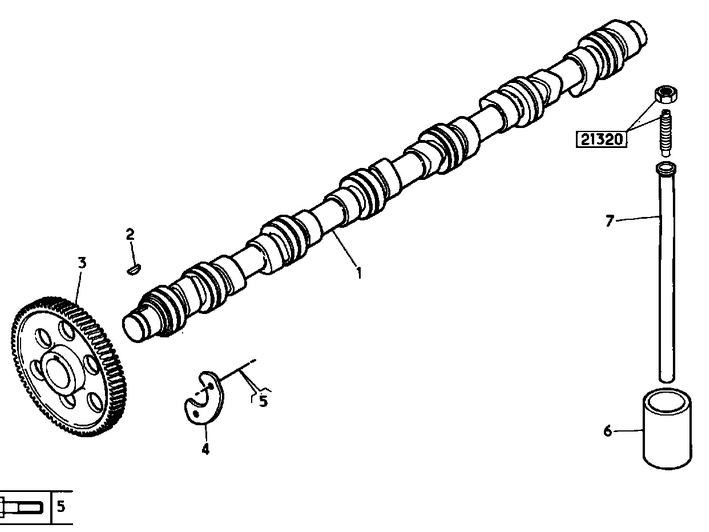 Pinion ax came motor Renault 11,1TD