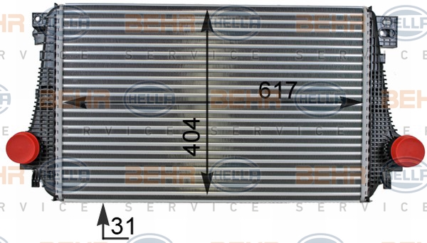 Intercooler motor Vw Amarok