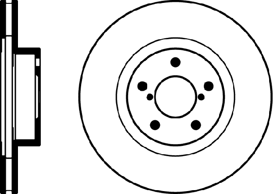 Disc frana fata Forester