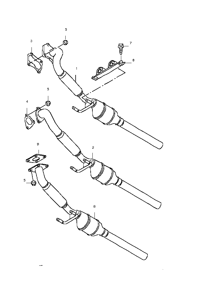 Catalizator universal Vw Bora 1,9 TDI