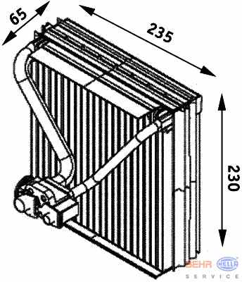 Evaporator clima Skoda Fabia