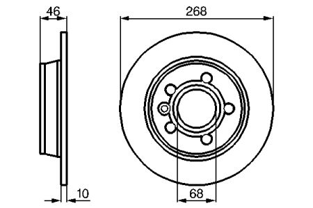 Disc frana spate Sharan