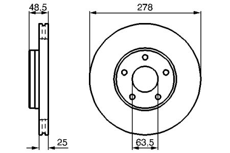 Disc frana fata Focus