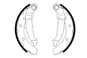 Saboti frana spate Daewoo Matiz