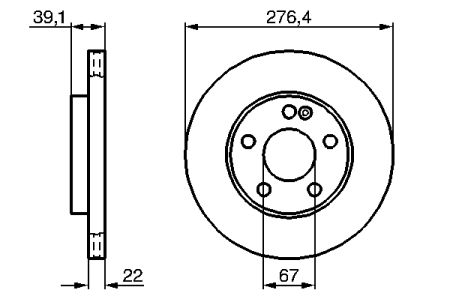 Disc frana fata 