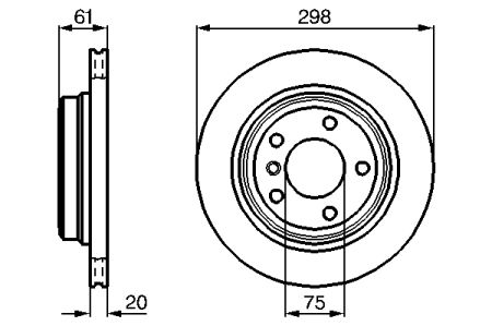 Disc frana spate E 39