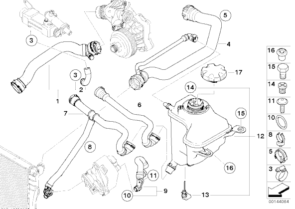 Furtune radiator BMW diesel (seia 1 si 3)