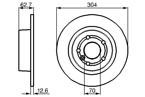 Disc frana spate Discovery III