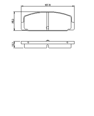Placute frana spate Mazda 6