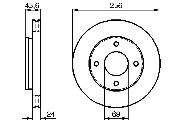 Disc frana fata Colt VI
