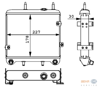 Radiator racire ulei cutie viteza manuala Mercedes  Atego