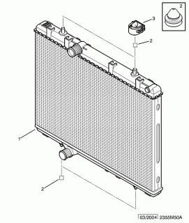 Radiator racire Citroen C 5 Motor 1,6 HDI