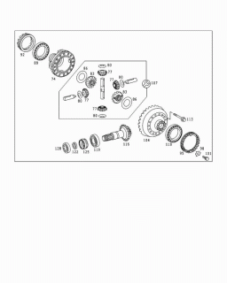 Kit reparatie diferential spate Axor,Axor(poz.107)