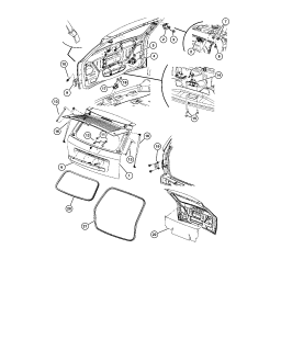 Amortizor luneta spate Grand Cherokee (poz.13)