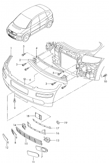 Intaritura bara fata Audi A2 (poz.2)