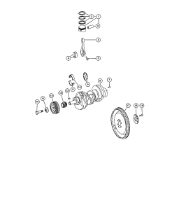 Set segmenti piston STD 3.0 CRD (poz.2)