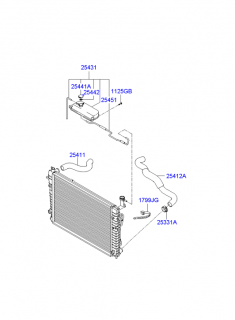 Furtune radiator Tucson