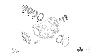 Kit reparatie pompa servodirectie Iveco Eurocargo