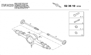 Planetara spate Iveco Eurocargo (poz.10)