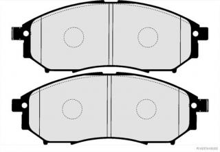 Placute frana fata Nissan Navara (jante 17 toli)