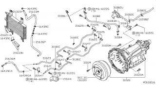 Radiator racire ulei cutie viteze automatica Nissan Navara 