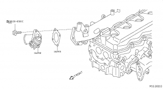 Clapeta acceleratie motor Nissan 2,5 dCi