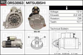 Demaror motor 3,2 DI-D